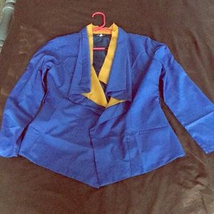 Relaxed fit two toned light jacket!